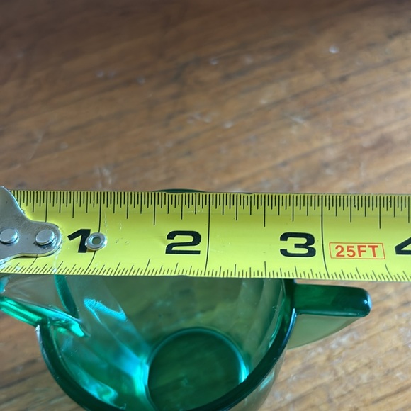 Vintage Arko Agate green depression uranium glass child’s tea set small pitcher - Picture 7 of 7